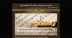 Desktop Screenshot of kenholaw.com