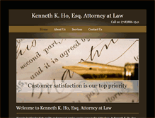 Tablet Screenshot of kenholaw.com
